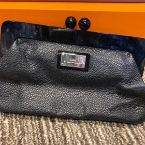 Lulu Guinness black clutch